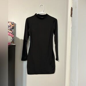 SHEIN Classic Black Long Sleeve Dress